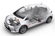 Toyota Yaris hybride emplacement batterie.jpg