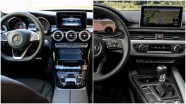 Intérieur Mercedes classe C vs Audi A4.jpg