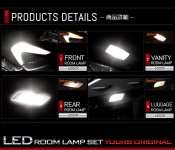 Toyota C-HR kit éclairage intérieur LED YOURS -2.jpg